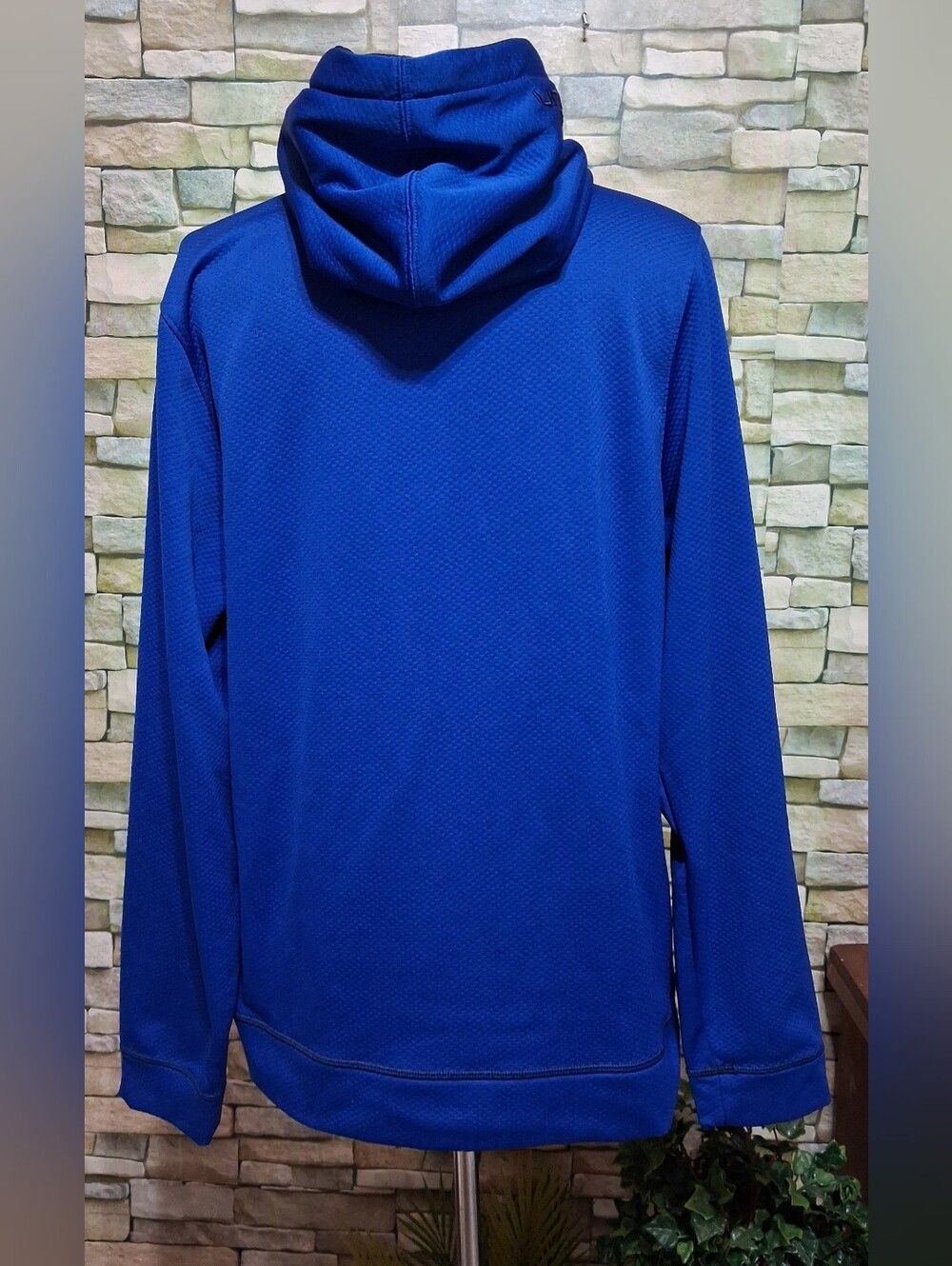 Mens Under Armour Blue Hoodie - Picture 2 of 4